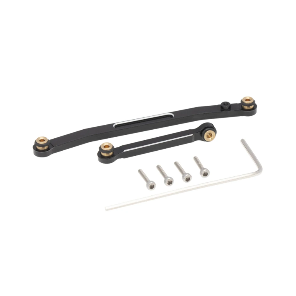 

Racing Aluminum Alloy Fix Link Steering Rod Replacement Accessory for Axial SCX24 Deadbolt AXI90081AXI00001AXI00002 AXI00004