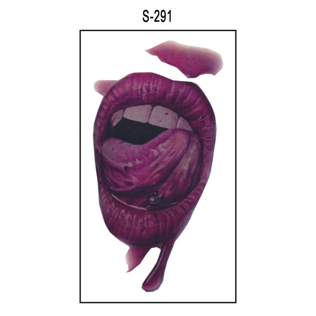 Хэллоуин Шрам Татуировки Стикеры Хеллоуина татуировки s водонепроницаемый с