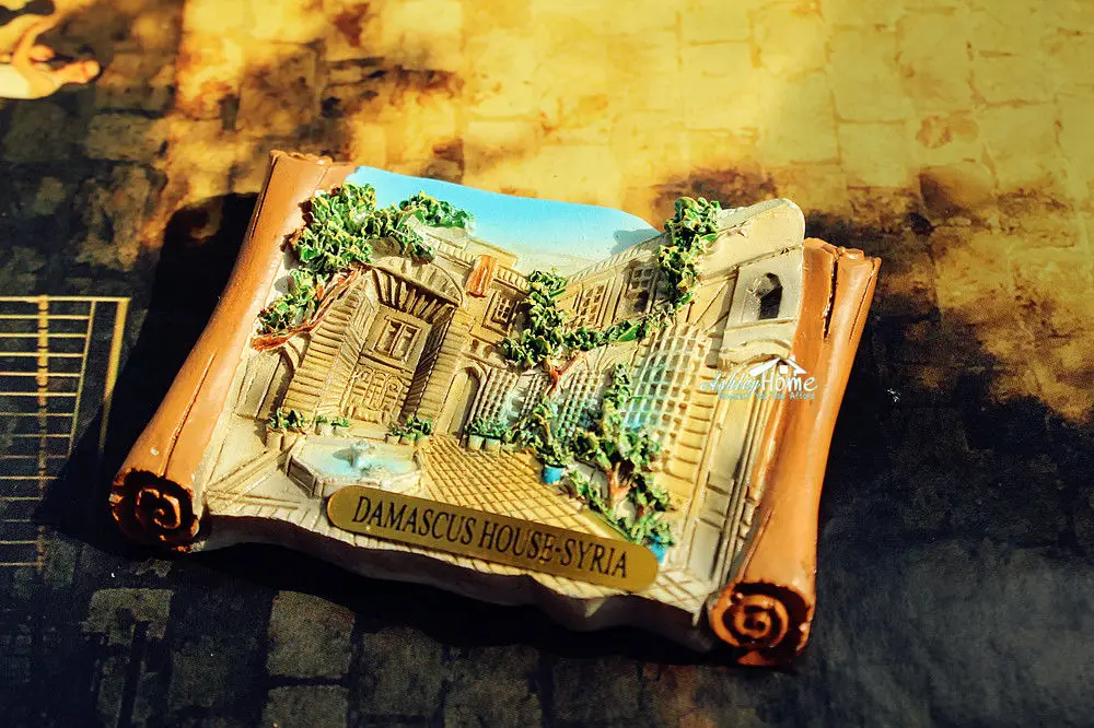 Damascus House Syria Tourist Travel Souvenir 3D Resin Refrigerator Fridge Magnet Craft GIFT Idea Home Decor | Дом и сад