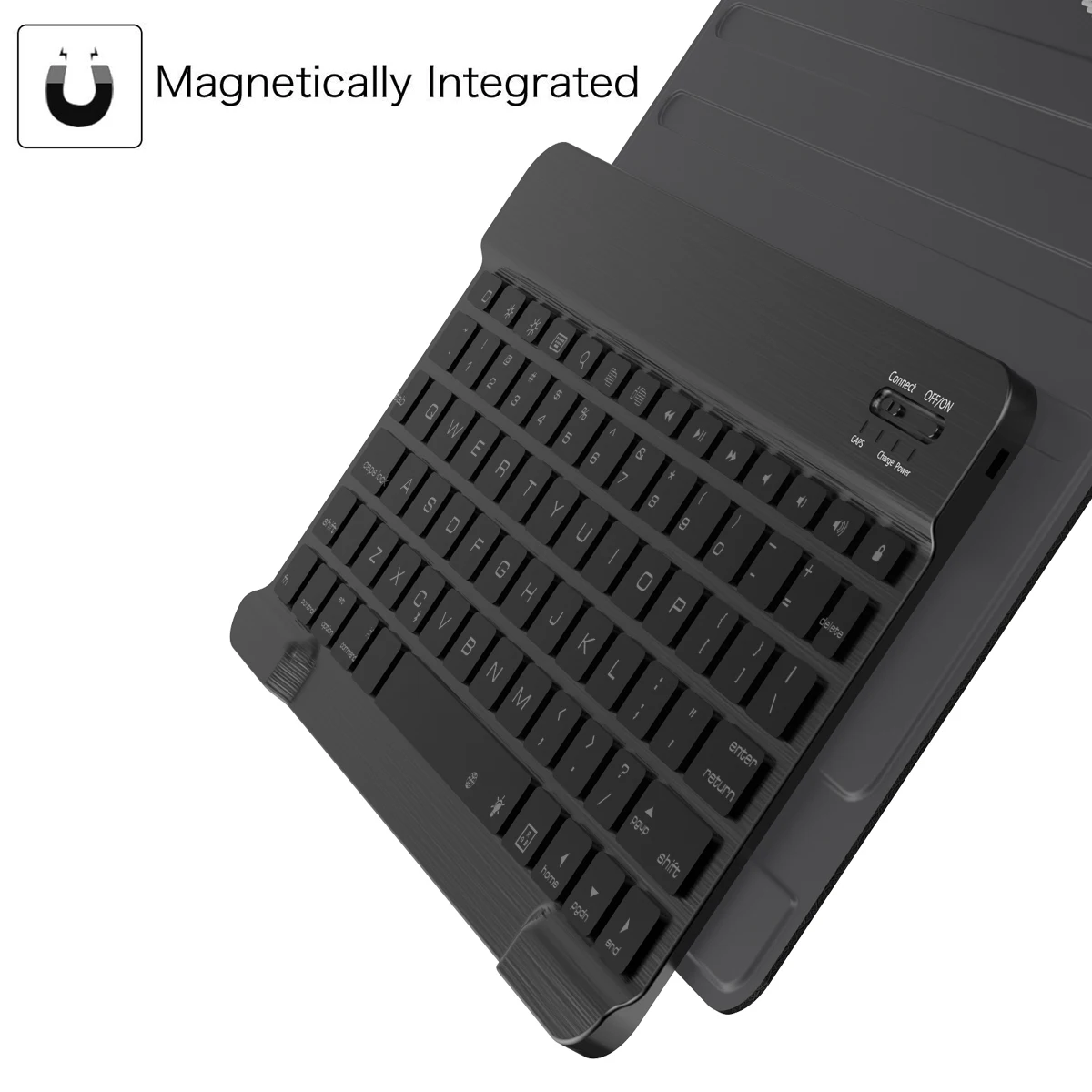 Противоскользящий черный кожаный чехол для планшета защитный Samsung Galaxy Tab A 10 5 T595