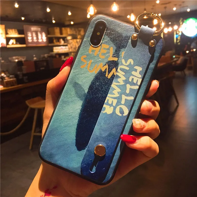 7240-4 IRONGEER Мультфильм Дональд Дак чехол для телефона для iPhone 6S плюс 7 8 плюс мягкий чехол для iPhone X XS MAX браслет Coque - Цвет: 7240-4