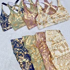 Женский спортивный комплект для йоги, с эффектом Змея, с защитой от приседаний, с высокой талией, шорты пуш-ап, спортивный костюм для фитнеса и активного отдыха