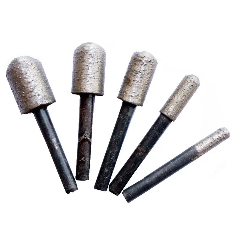 6 шт. на возраст 16 мм 46 Грит полностью алмазная шлифовальная головка Круглый