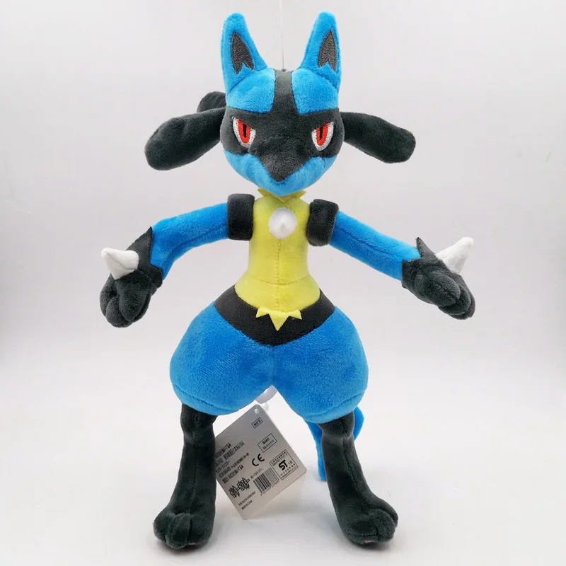 30 см плюшевая кукла Pokemon Lucario Мягкая Милая Мега игрушка подарок для детей Лидер