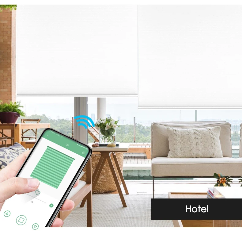 Casaya моторизованные окна водонепроницаемый рулонные шторы bluetooth управление Смарт электрические Наружные Жалюзи