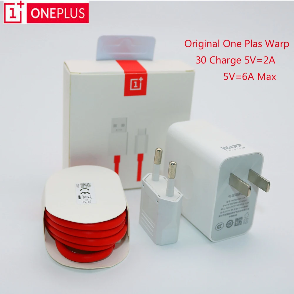 Оригинальный зарядный адаптер Oneplus 7t pro 30 Вт 6A USB Type C кабель для быстрой зарядки
