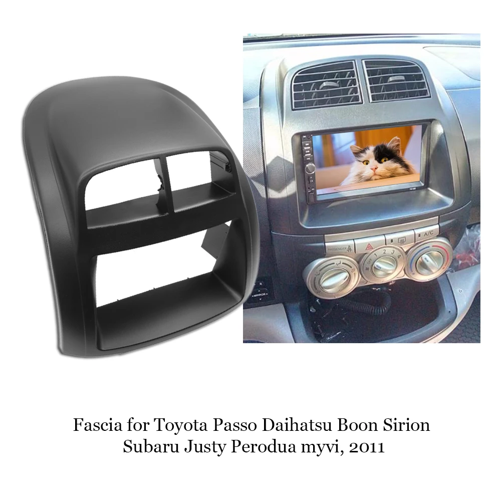 

Fit For SUBARU Justy/TOYOTA Passo/DAIHATSU Boon/Sirion Double 2Din Car Radio Frame Stereo DVD Fascia Dash Installation Bezel