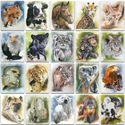 Набор для алмазной вышивки 5D сделай сам, животное, коала, лошадь, кот, жираф, лиса, полноразмерная и Круглая Мозаика, рисование крестиком, домашний декор