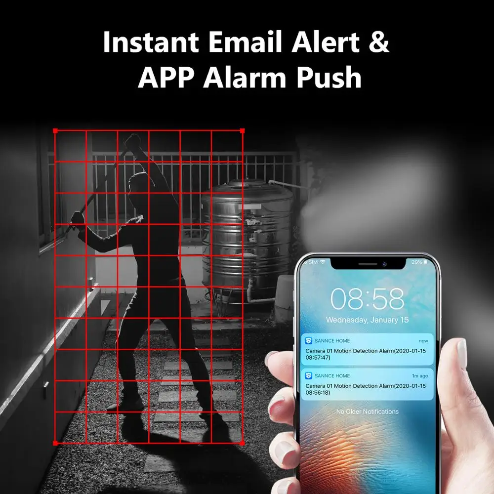 Купить Система видеонаблюдения SANNCE, 16 каналов, 1080P Lite, 1080N, 5 в 1