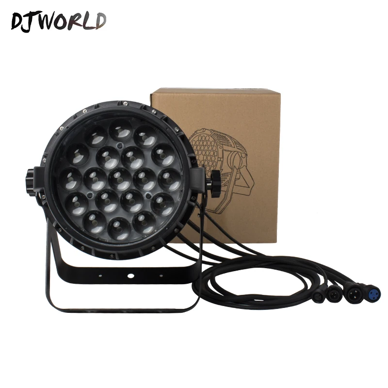 Djworld IP67 Открытый водонепроницаемый 19X12 Вт RGBW с переменной фокусировкой Par свет