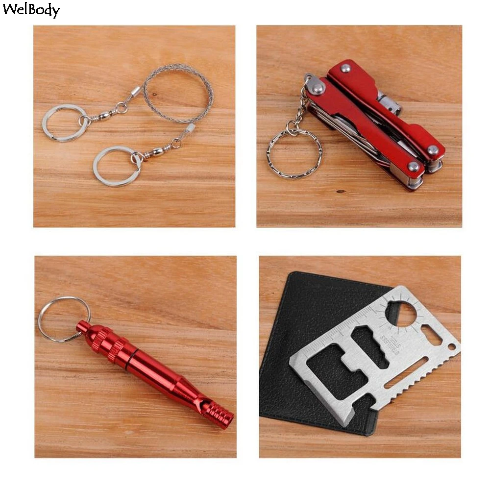 Уличное оборудование Аварийные наборы для выживания коробка самопомощи SOS