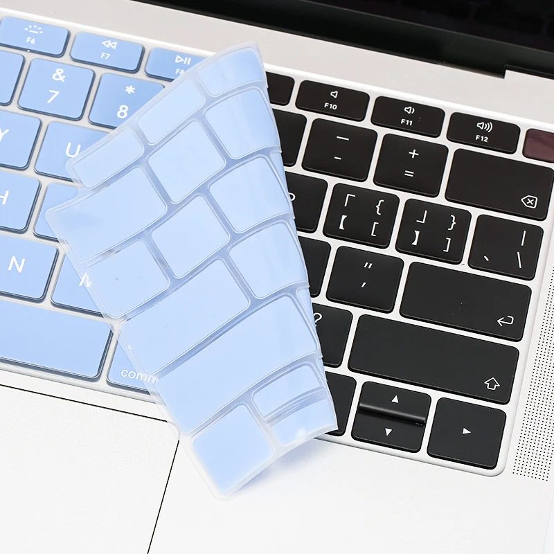 Candy 8 Colors English US Enter Silicone Keyboard Cover Protector Skin Case For Apple Macbook Air 13 15 A1466 A1278 A1398 Laptop