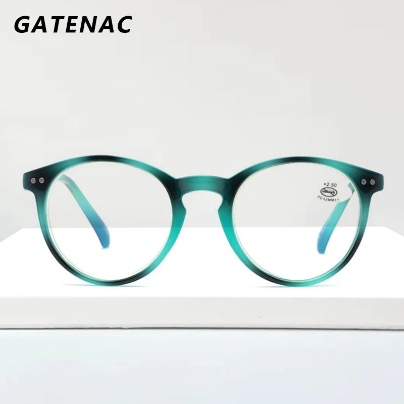 

Anti Blue Light Quality Reading Glasses Women Men Round Retro Presbyopia Reader Diopter Prescription Eyeglasses Reading Glasses