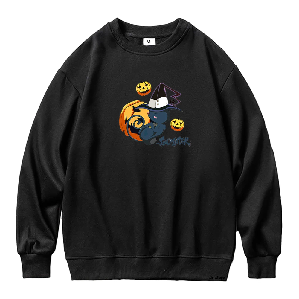 

Anime Soul Eater Hoodie Women Black Star Hoodies Female Harajuku Manga Death The Kid Hoody Maka Crew Neck Pullover Sweatshirts