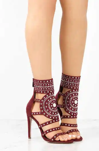 

Summer fashion round sexy hot diamond High Heel Sandals