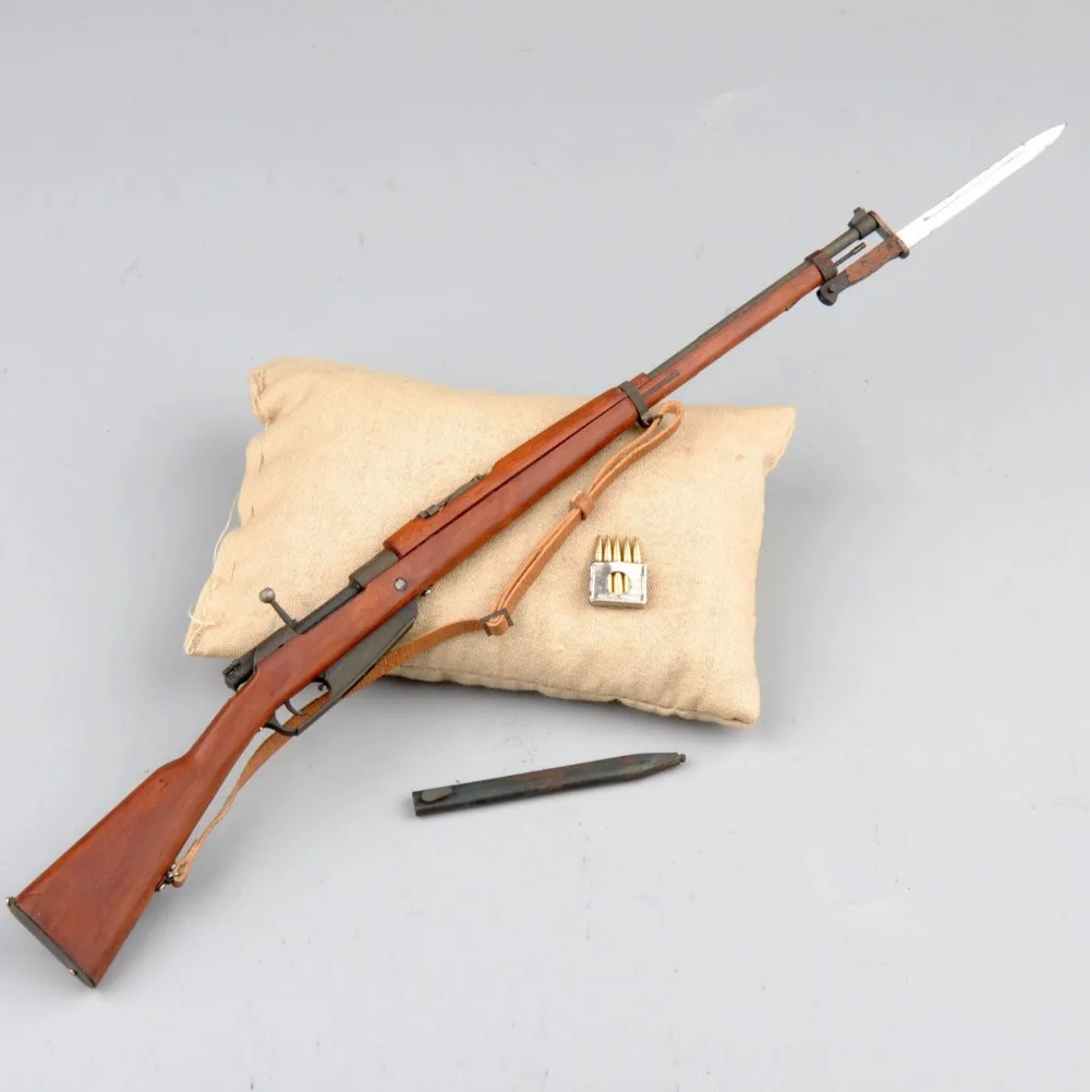 Special Pice New Type 1/6 Scale WWII Brown Color Rifle Model Chinese Solider Hanyang Wooden Made for 12'' Action Figure | Игрушки и