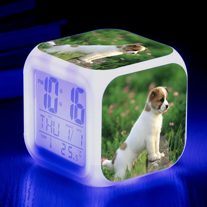 Cartoon Led Clock Printed Alarm Clock For Kids Children Gift Alarm Clock Dropshipping