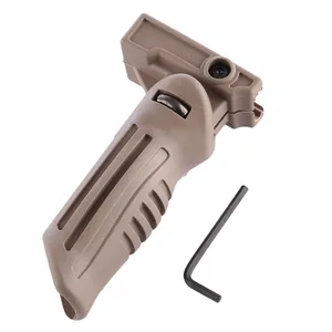 Преобразованные фитинги, складная ручка, нейлоновый канал, рукоятка для NERF с направляющей 21 мм желтого цвета