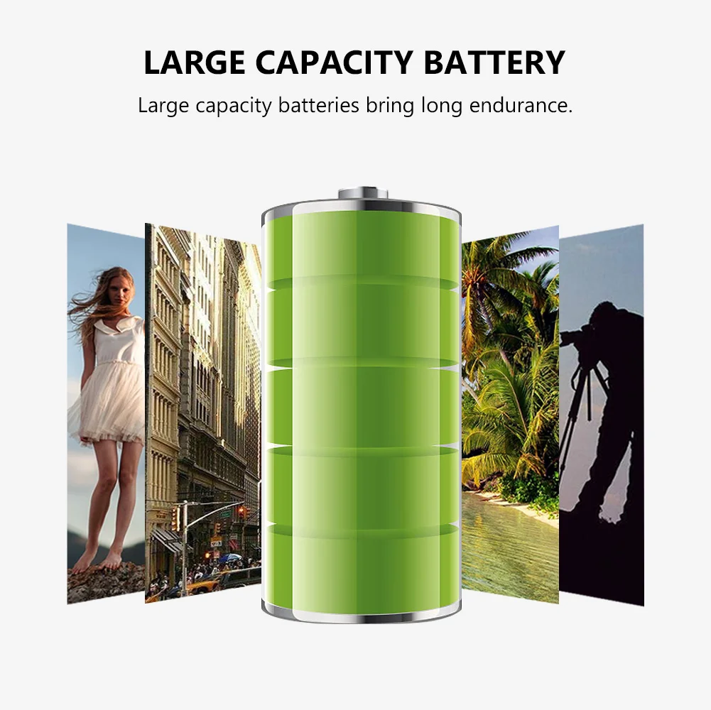 

2020 Promotion New 2Pcs EN-EL14A 7.2v Lithium Rechargeable Batteries Camera Battery For Nikon D3100 D3300 D5100 D5500 DF