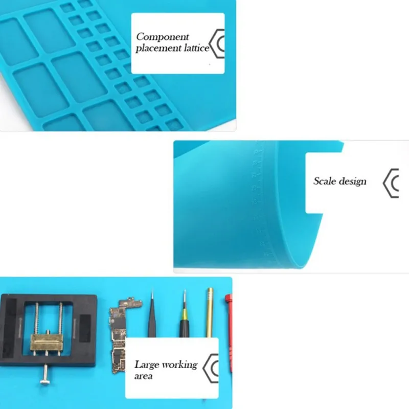 Силиконовый термоизоляционный коврик мобильный телефон для мыши многоразовая