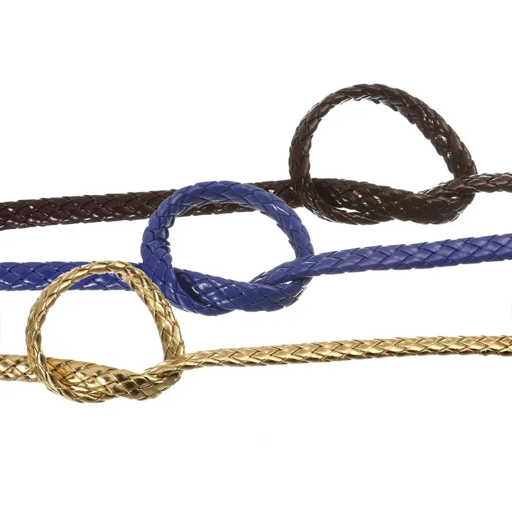 Браслет из кожзаменителя ручной работы 5 метров/упаковка аксессуары на плоской