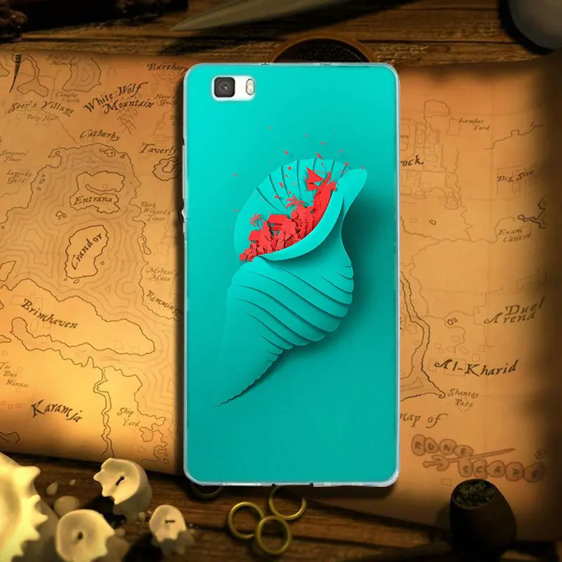 Soft Phone Cases TPU for Huawei P8 P9 P10 P20 P30 Mate 10 Lite 2017 Pro Honor 7 7A 7X 9 Simple Works Guitar Butterfly Conch | Мобильные