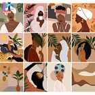 Набор для рисования по номерам на холсте тропическая девушка