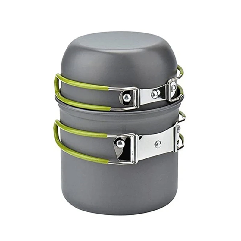 

Ultralight Camping Cookware Kitchen Utensils Hiking Picnic Backpacking Camping Equipment Bowler Pot 1-2persons