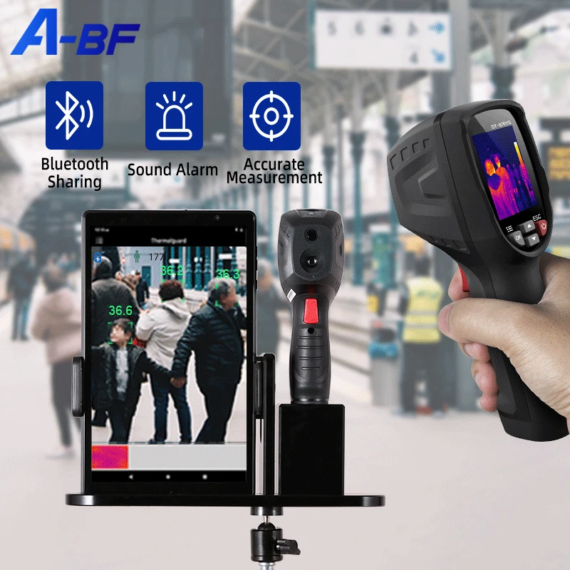 

A-BF DT-870YS Thermal Imager Tablet Display Bluetooth Imaging Camera Live TV Streaming LED Temperature Real Time Thermal Camera