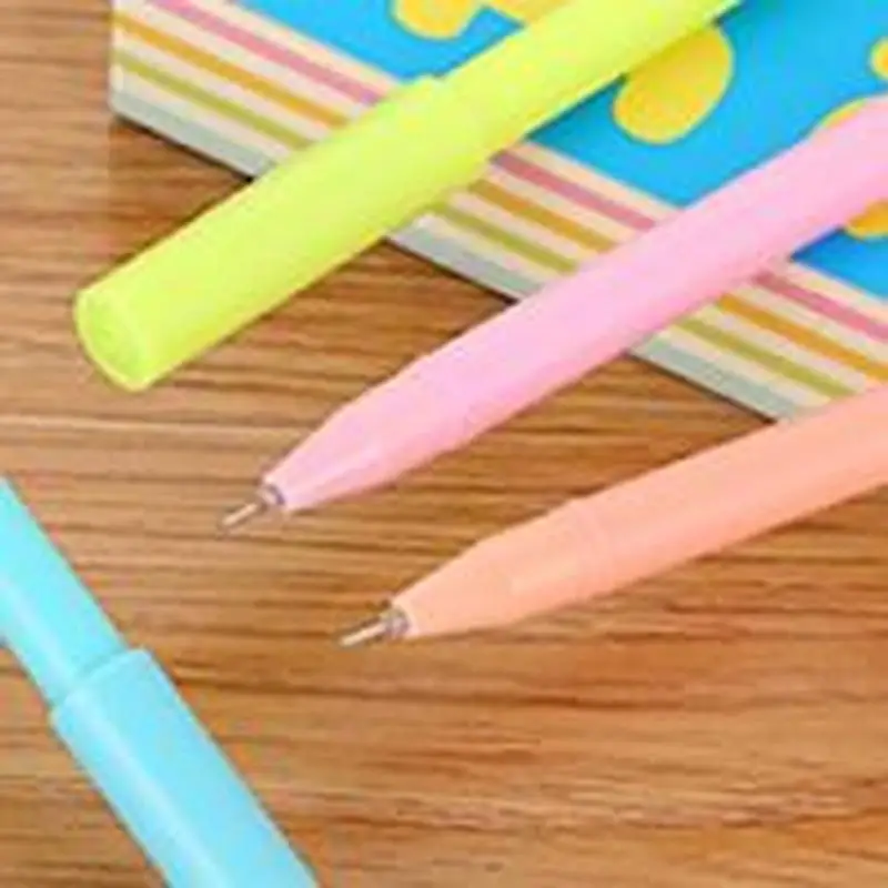 1 шт в форме пончика гелевая ручка 0 5 мм Симпатичные Ручки Новинка Канцелярские