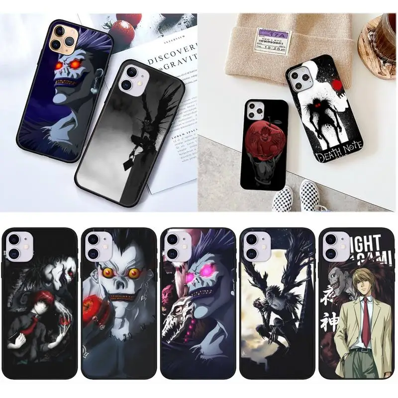 

Death Note Ryuk kira Phone Case For iPhone 12 Mini 11 Pro XS Max X XR 7 8 Plus