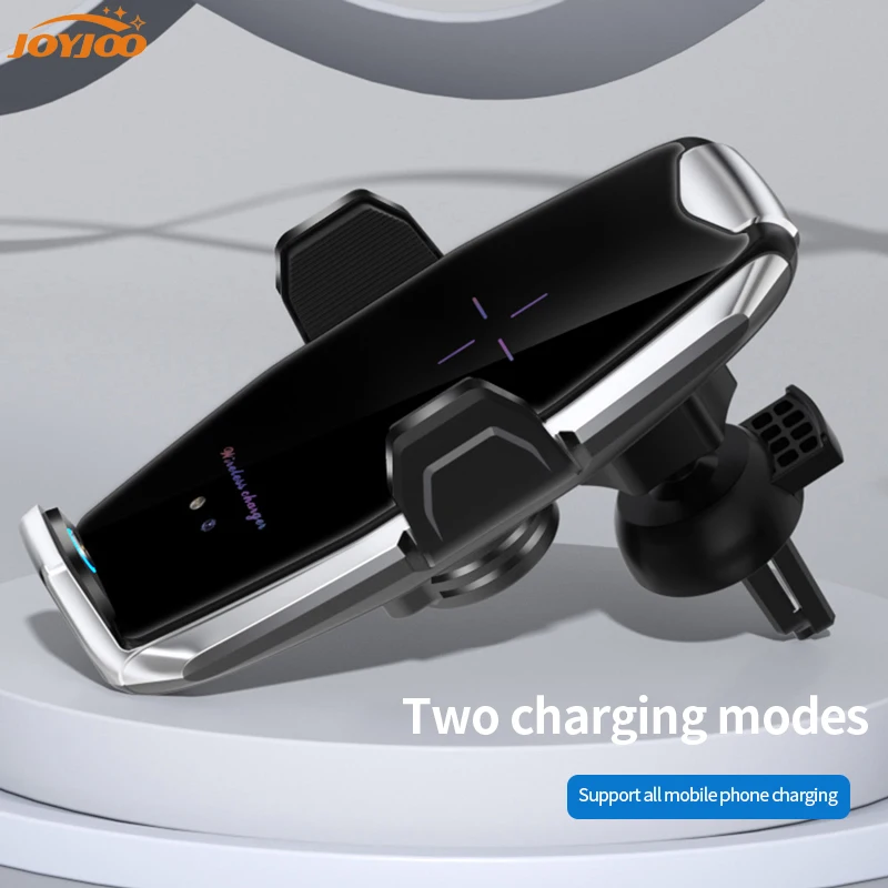 Автомобильное беспроводное зарядное устройство с автоматическим зажимом