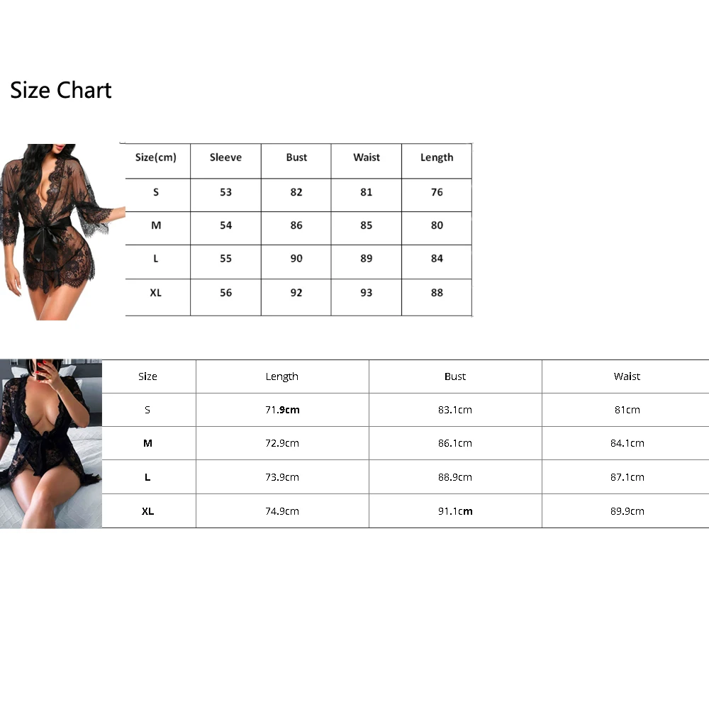 

Women's Sexy Lingerie Set Lace Babydoll Perspective Deep V-neck Nightwear Sets Sheer Nightgown Tops Nightgown Costumes