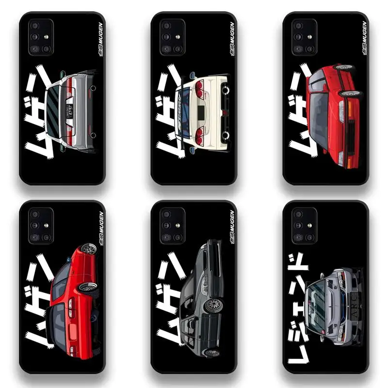 

Tokyo JDM drift sports car Phone Case For Samsung Galaxy A52 A21S A02S A12 A31 A81 A10 A20E A30 A40 A50 A70 A80 A71 A51 5G