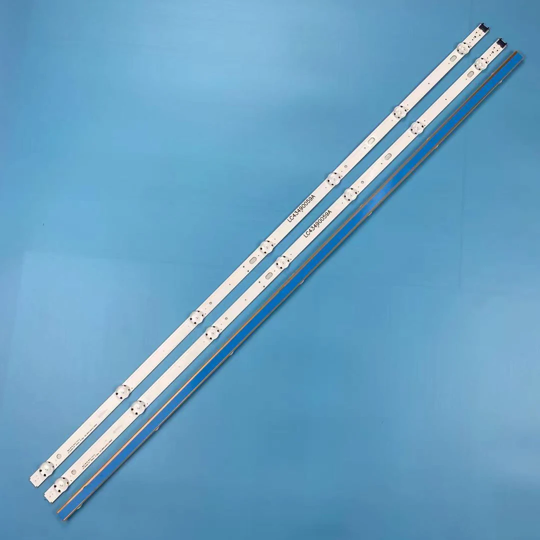 Комплект из 3 предметов 7 светодиодный подсветка полосы для LG 43UJ675V 43UK6300PLB | Отзывы и видеообзор