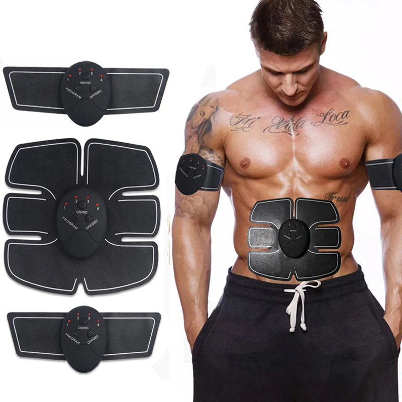 Сжигатель жира мышечный Стимулятор EMS Интеллектуальный живот Abs учебный массажер