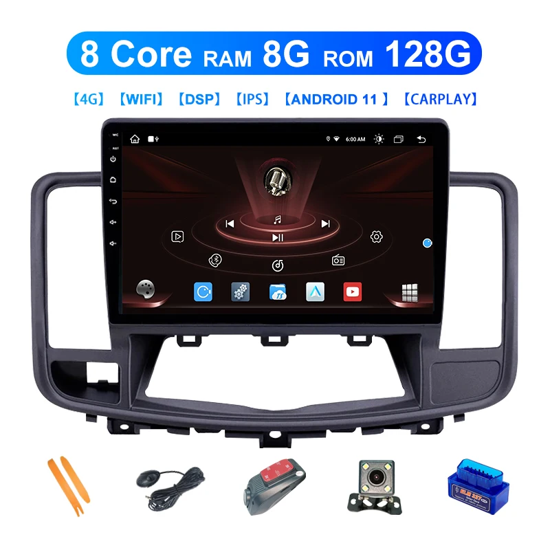 

Zltoopai 8G/128GB Android 11 авто радио для Nissan Teana J32 2008-2013 автомобильный мультимедийный плеер GPS навигация головное устройство стерео IPS