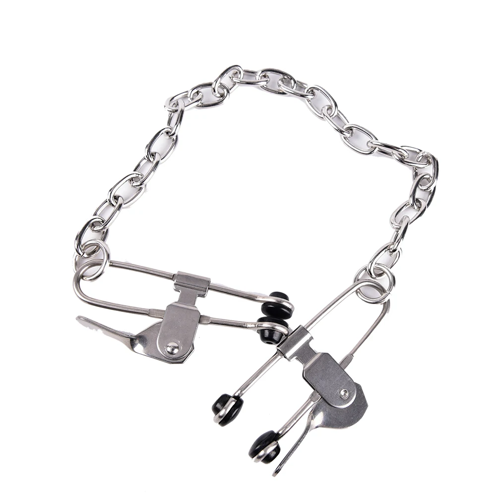 

1/2PCS Exotic Accessories Stainless Steel Metal Nipples Clamps Breast Clips Papilla Stimulator For Couples Body Jewelry