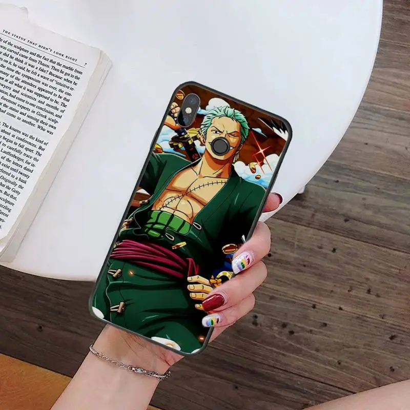 

One Piece anime Roronoa Zoro high quality Phone Case shell For Xiaomi Redmi note 7 8 9 t k30 max3 9 s 10 pro lite