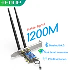 Wi-Fi-адаптер EDUP 1200 Мбитс, 2,45 ГГц, PCIE
