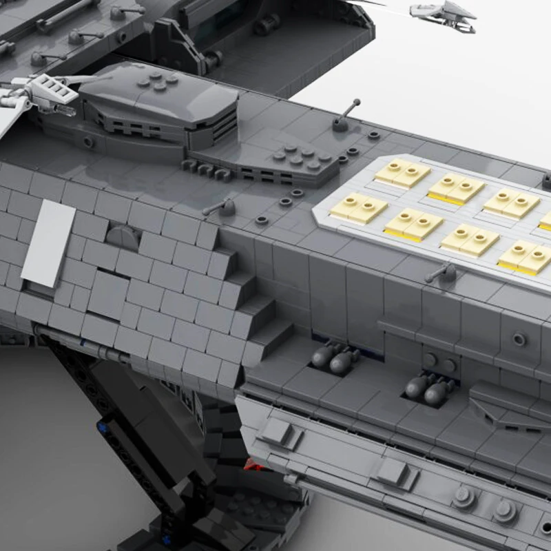 

Large space interplanetary cruise ship, moc building blocks, space battleship, MOC-35381, 9429pcs, science fiction movie