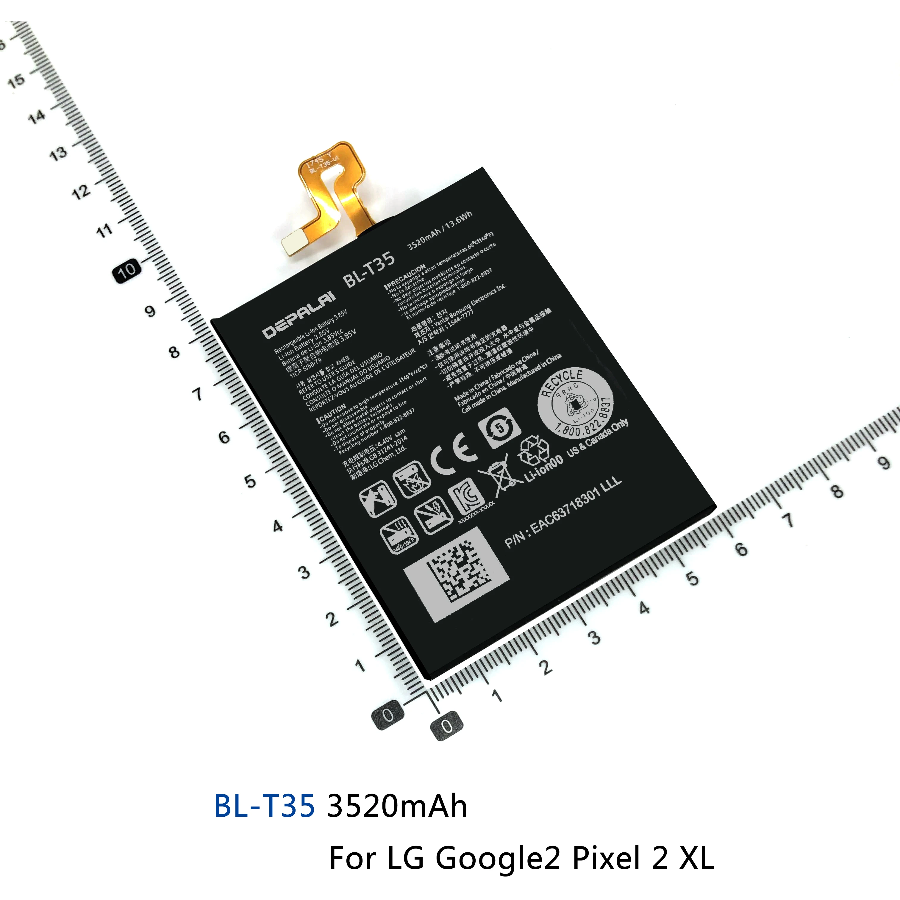 BL T34 T35 T36 Батарея для LG V30 V30A H930 H932 LS998 Google2 Pixel 2 XL K30 X410TK батареи сотового