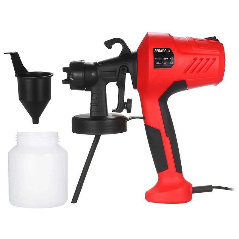 400 Вт распылитель Электрический краски 800 мл со съемной Аэрограф регулирование
