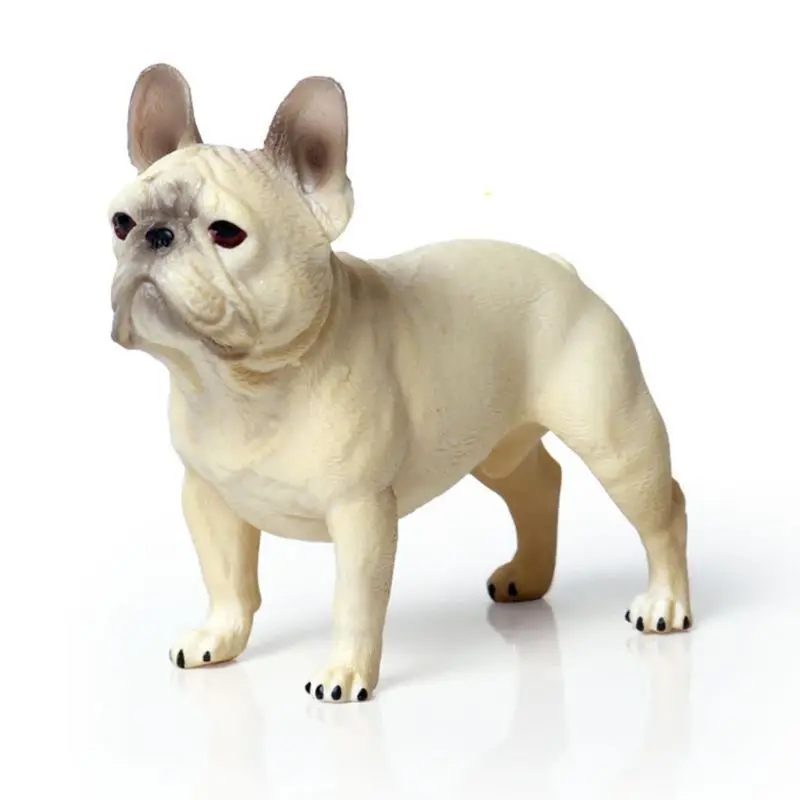 

2021 New Plastic Bulldog Animal Model Figurine Action Figure 3 Inch