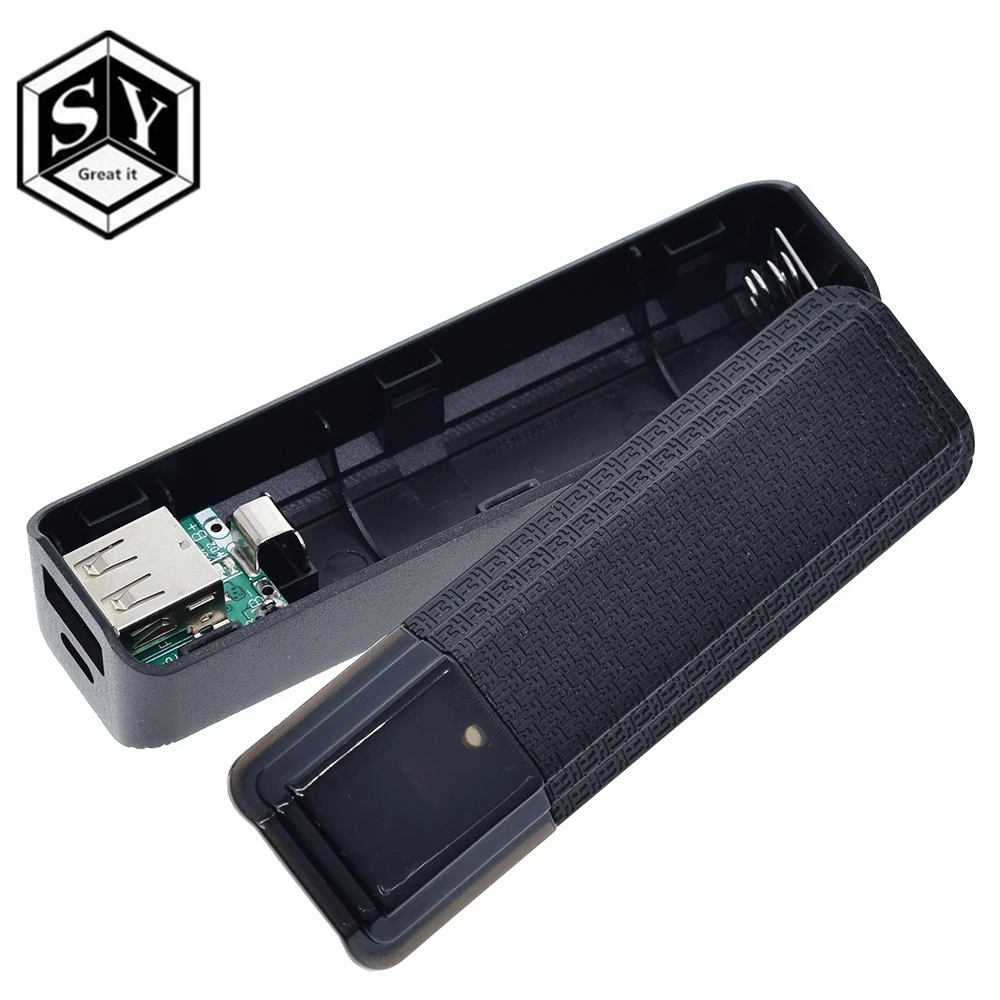 Новый портативный USB внешний аккумулятор зарядное устройство коробка чехол для