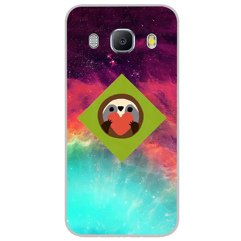 cute lazy sloth Matte Silicone Cases For Samsung galaxy J2 J4 Core J6 Plus J7 Prime Duo Max TPU Phone Case Silicon back Cover |