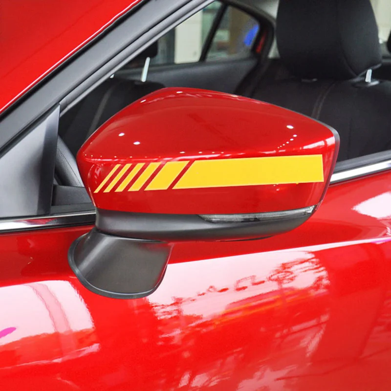 Наклейка на автомобиль 2 шт./пакет 16x2 см полосатая графическая наклейка для Jaguar XF