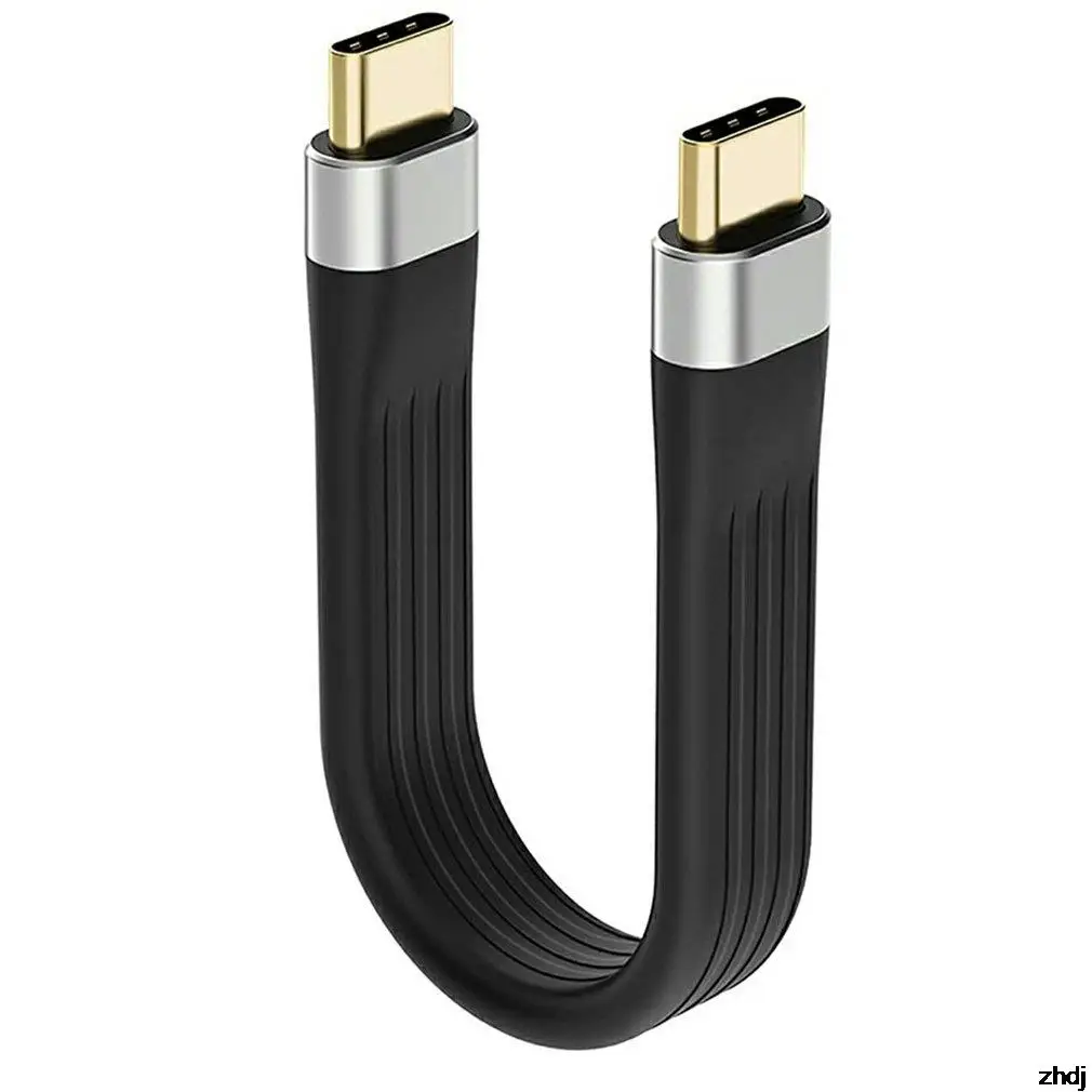 

4K USB-C 3,1 Gen 2 кабель 10G чип короткий тип C кабель для зарядки и синхронизации видео PD 60W Высокоскоростная передача данных Прямая поставка
