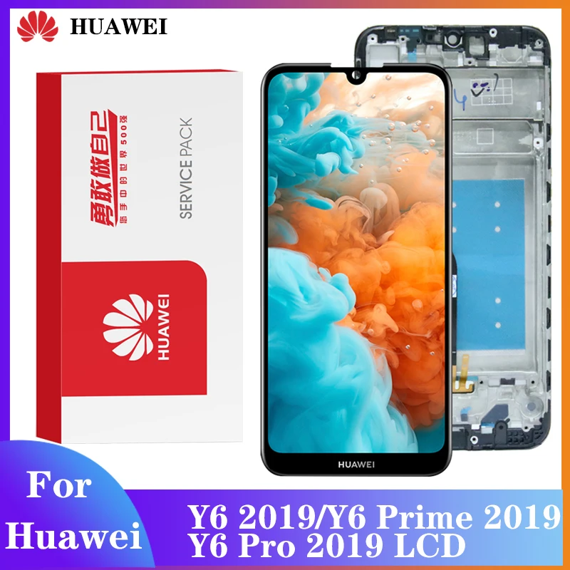 Оригинальный экран для Huawei Y6 2019 ЖК дисплей с дигитайзером в сборе сенсорный