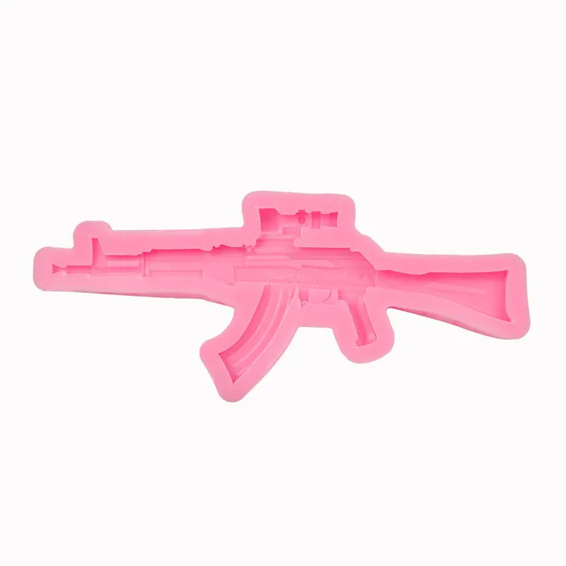 

Форма для имитации пистолета из эпоксидной смолы, декоративная силиконовая форма «сделай сам», кристалл, высокая эпоксидность, форма для бр...